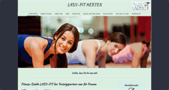 Desktop Screenshot of lady-fit-herten.de
